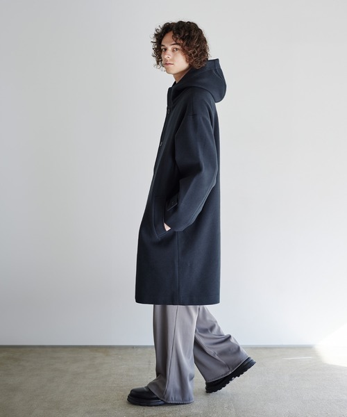 Buyer's Select/メルトンフーデッドコート（その他アウター