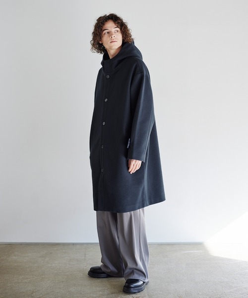 Buyer's Select/メルトンフーデッドコート（その他アウター