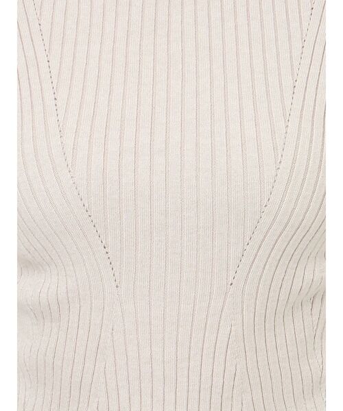 MURUA（ムルーア）の「ヘムラウンドリブニット（ニット/セーター・レディース・グリーン/ブラック/アイボリー・FREE）」の22枚目の写真