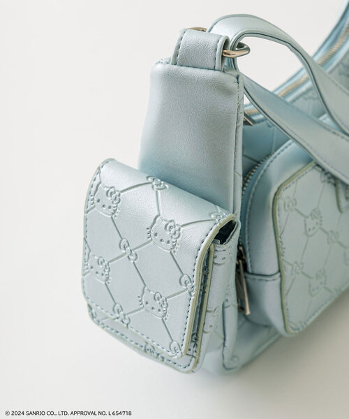 sanrio(サンリオ)の「HELLO KITTY モノグラムバッグ(ショルダーバッグ・レディース・ブラック/ホワイト/ピンク/サックスブルー・FREE)」の22枚目の写真