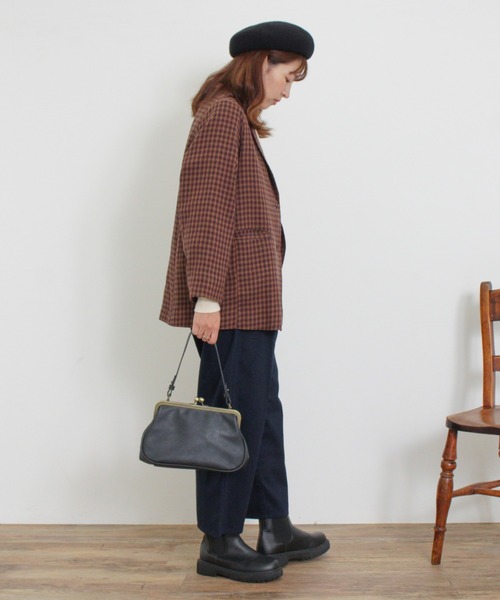 【セール】ツータックワイドチノトラウザー（チノパンツ）｜Samansa Mos2（サマンサ モスモス）