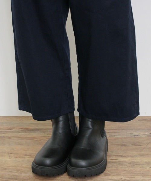 Samansa Mos2(サマンサ モスモス)の「ツータックワイドチノトラウザー(チノパンツ・レディース・ナチュラル/カーキ/ダークベージュ/ダークネイビー・マルチサイズ)」の10枚目の写真