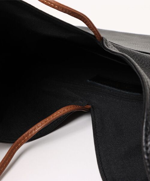 MARCO BIANCHINI（マルコビアンチーニ）の「【MARCO BIANCHINI】トライアングルトートバッグ（トートバッグ・レディース・ブラック/キナリ/ブラウン・FREE）」の6枚目の写真