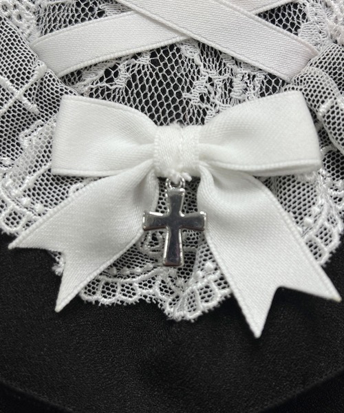 DearMyLove（ディアマイラブ）の「レースアップVヨークフリルブラウス（シャツ/ブラウス・レディース・ホワイト/ボルドー/ブラック・3L/MEDIUM/LARGE/LL）」の20枚目の写真