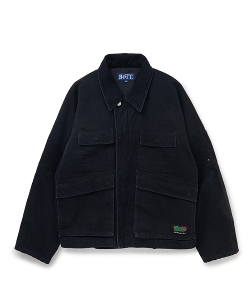 Bott Canvas Work Jacket Mサイズ BoTT / CANVAS WORK JACKET / BLACK | Sophomore