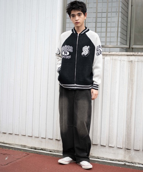 WEGO（ウィゴー）の「WEGO/イージーバレルレッグコーデュロイパンツ（チノパンツ・メンズ・チャコール/ブラウン・LARGE/MEDIUM）」の3枚目の写真