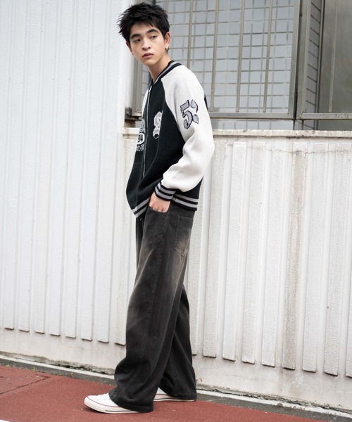 WEGO（ウィゴー）の「WEGO/イージーバレルレッグコーデュロイパンツ（チノパンツ・メンズ・チャコール/ブラウン・LARGE/MEDIUM）」の10枚目の写真