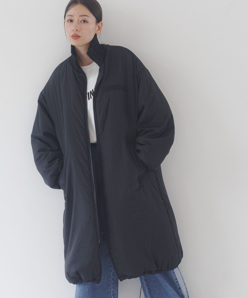 LAKOLE（ラコレ）の「ミリタリー中綿コート / 135661（ミリタリージャケット・レディース・グレー/カーキ/ブラック・FREE）」の2枚目の写真