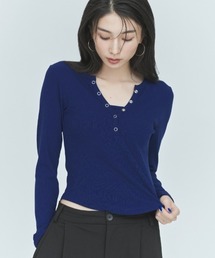 BUTTON T-SHIRT