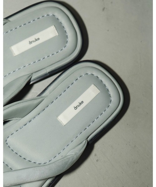 【美品】anuke/Square Tong Sandals Square Tong Sandals（サンダル）｜ànuke（アンヌーク