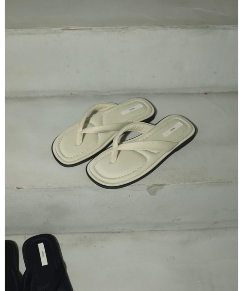 anuke サンダル セール】Square Tong Sandals（サンダル）｜anuke（アンヌーク