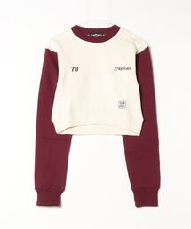Nope Girl（ノープガール）の「Cropped switching sweat（スウェット）」