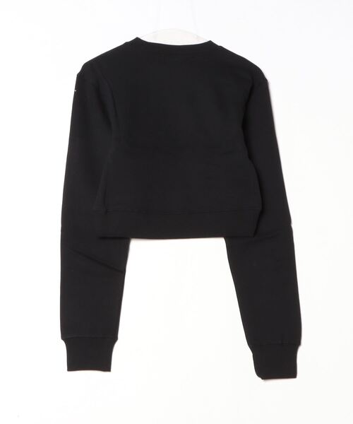 Nope Girl（ノープガール）の「Cropped switching sweat（スウェット・レディース・ピンク/グレー/アイボリー/ブラック・フリー）」の5枚目の写真
