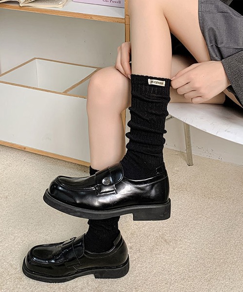 mosox（モソックス）の「【mosox】2WAY ルーズソックス（ソックス/靴下・レディース・ブラック/チョコ/ダークグレー/ベージュ/オフホワイト・FREE）」の15枚目の写真