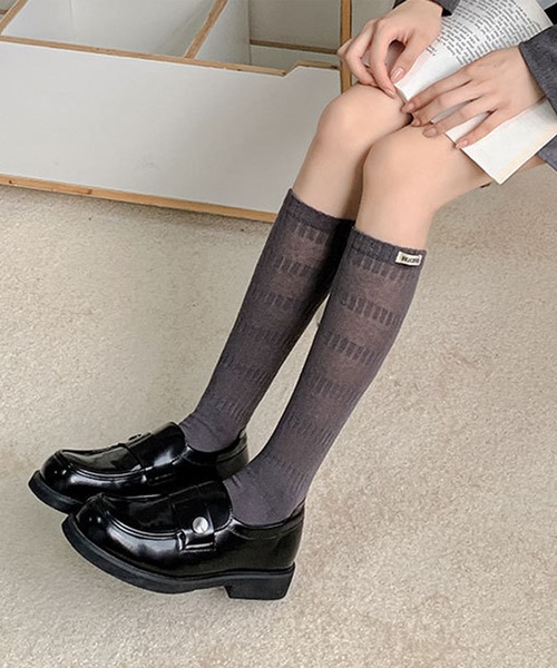 mosox（モソックス）の「【mosox】2WAY ルーズソックス（ソックス/靴下・レディース・ブラック/チョコ/ダークグレー/ベージュ/オフホワイト・FREE）」の17枚目の写真