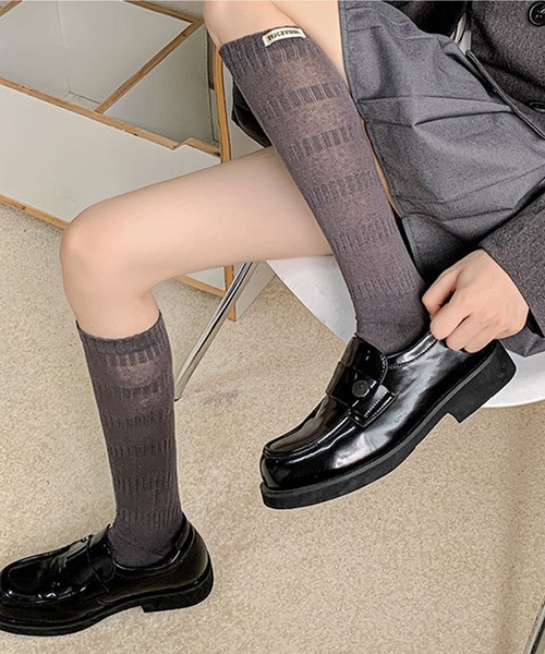 mosox（モソックス）の「【mosox】2WAY ルーズソックス（ソックス/靴下・レディース・ブラック/チョコ/ダークグレー/ベージュ/オフホワイト・FREE）」の18枚目の写真