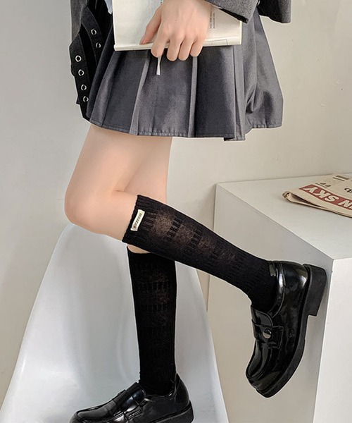 mosox（モソックス）の「【mosox】2WAY ルーズソックス（ソックス/靴下・レディース・ブラック/チョコ/ダークグレー/ベージュ/オフホワイト・FREE）」の16枚目の写真