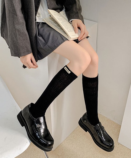 mosox（モソックス）の「【mosox】2WAY ルーズソックス（ソックス/靴下・レディース・ブラック/チョコ/ダークグレー/ベージュ/オフホワイト・FREE）」の13枚目の写真