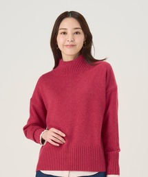 TOKYO SHIRTS | 【Pitta Re:)】 ラム混バックスリットニットプルオーバー レディース(ニット/セーター)