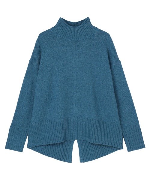 TOKYO SHIRTS（トウキョウシャツ）の「【Pitta Re:)】 ラム混バックスリットニットプルオーバー レディース（ニット/セーター・レディース・モカ/ピンク/ブルー・M/L）」の10枚目の写真