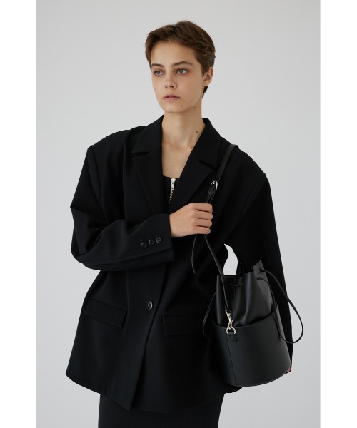 RIM.ARK(リムアーク)の「Combination bucket bag コンビネーションバケットバッグ(ショルダーバッグ・レディース・ブラック/グレイッシュベージュ/ネイビー・FREE)」の17枚目の写真