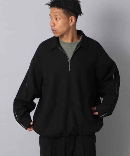 NUMERALS（ヌメラルズ）の「【NUMERALS】起毛ハーフジッププルオーバー