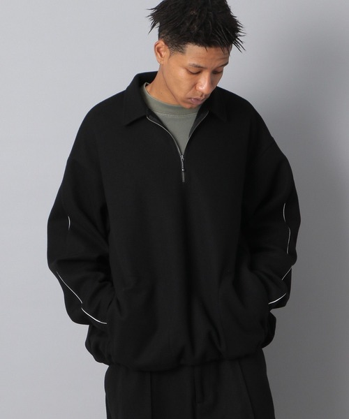 NUMERALS（ヌメラルズ）の「【NUMERALS】起毛ハーフジッププルオーバー