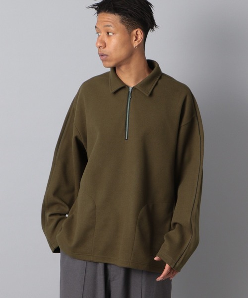 NUMERALS（ヌメラルズ）の「【NUMERALS】起毛ハーフジッププルオーバー