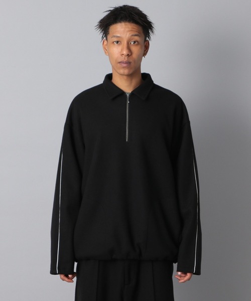 NUMERALS（ヌメラルズ）の「【NUMERALS】起毛ハーフジッププルオーバー