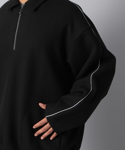 NUMERALS（ヌメラルズ）の「【NUMERALS】起毛ハーフジッププルオーバー