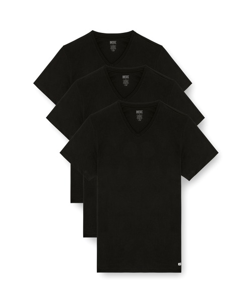 DIESEL(ディーゼル)の「メンズ Tシャツ 3枚パック MICHAEL-D-BOX-3PACK(インナーウェア/肌着・メンズ・ブラック/ホワイト・MEDIUM/LARGE/X-LARGE/XX-LARGE/SMALL)」の4枚目の写真