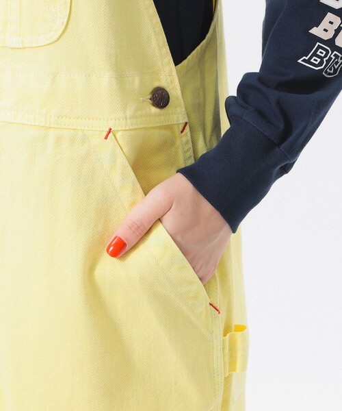 BEAMS BOY（ビームスボーイ）の「【別注】BIGMAC / オーバーダイ オーバーオール 25SS（サロペット/オーバーオール・レディース・レモンイエロー・ONE SIZE）」の12枚目の写真