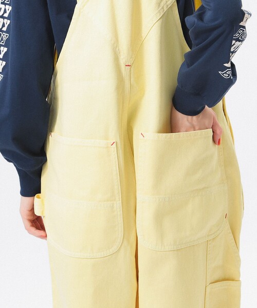 BEAMS BOY（ビームスボーイ）の「【別注】BIGMAC / オーバーダイ オーバーオール 25SS（サロペット/オーバーオール・レディース・レモンイエロー・ONE SIZE）」の14枚目の写真