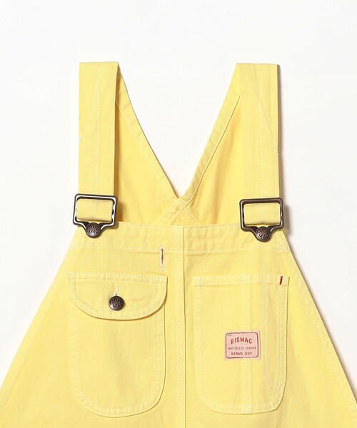 BEAMS BOY（ビームスボーイ）の「【別注】BIGMAC / オーバーダイ オーバーオール 25SS（サロペット/オーバーオール・レディース・レモンイエロー・ONE SIZE）」の16枚目の写真