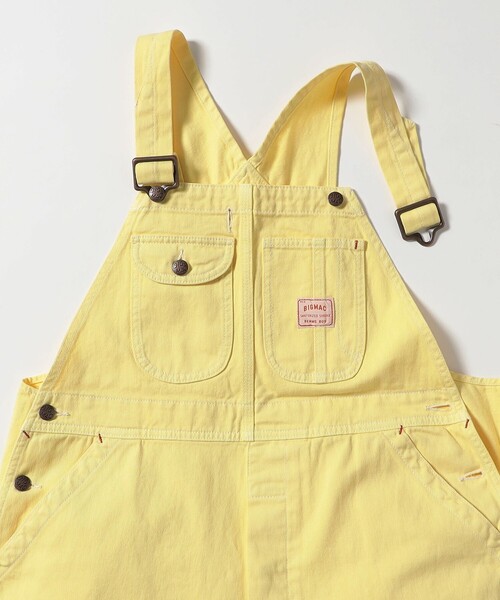 BEAMS BOY（ビームスボーイ）の「【別注】BIGMAC / オーバーダイ オーバーオール 25SS（サロペット/オーバーオール・レディース・レモンイエロー・ONE SIZE）」の20枚目の写真