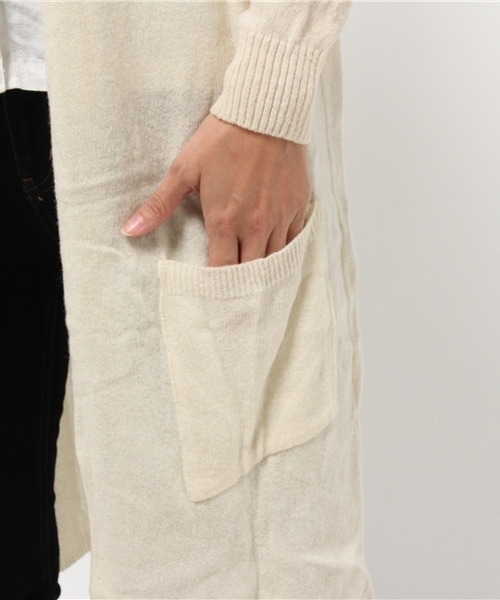 OUTLET(アウトレット)の「【DouDou】ロングC/D(カーディガン/ボレロ・レディース・オフホワイト・FREE)」の7枚目の写真