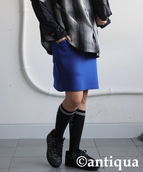 antiqua(アンティカ)の「【STCH】ロゴカラースキームスカート(スカート・レディース・グレー/ブルー/ブラック・ONESIZE)」の20枚目の写真