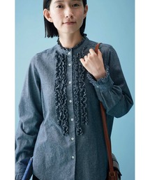 サニークラウズ フリフリフリルシャツ〈レディース〉