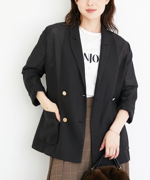le.coeur blanc♡メッシュダブルブレストジャケット le.coeur blanc｜メッシュダブルブレストジャケット | Rakuten