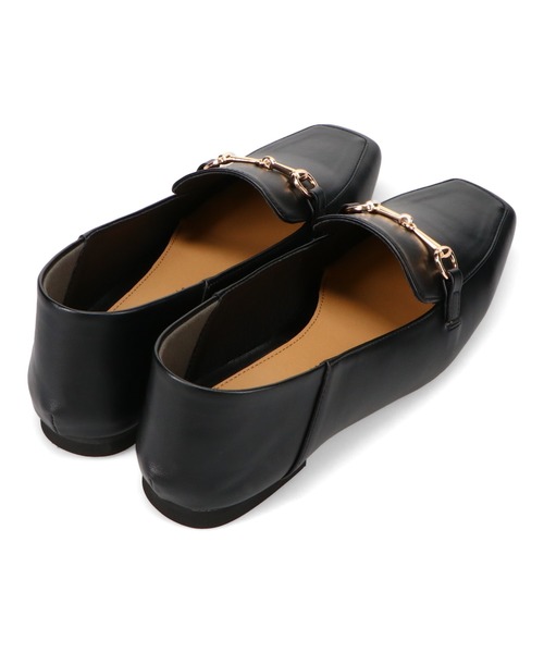 WA ORiental TRaffic（ダブルエーオリエンタルトラフィック）の「ビットモチーフバブーシュローファー/R-4010（ローファー・レディース・ブラック/ベージュ・34/35/36/37/38/39/40/41/42）」の4枚目の写真