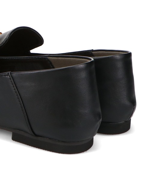 WA ORiental TRaffic（ダブルエーオリエンタルトラフィック）の「ビットモチーフバブーシュローファー/R-4010（ローファー・レディース・ブラック/ベージュ・34/35/36/37/38/39/40/41/42）」の6枚目の写真