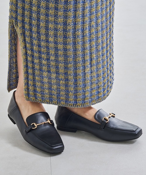 WA ORiental TRaffic（ダブルエーオリエンタルトラフィック）の「ビットモチーフバブーシュローファー/R-4010（ローファー・レディース・ブラック/ベージュ・34/35/36/37/38/39/40/41/42）」の10枚目の写真