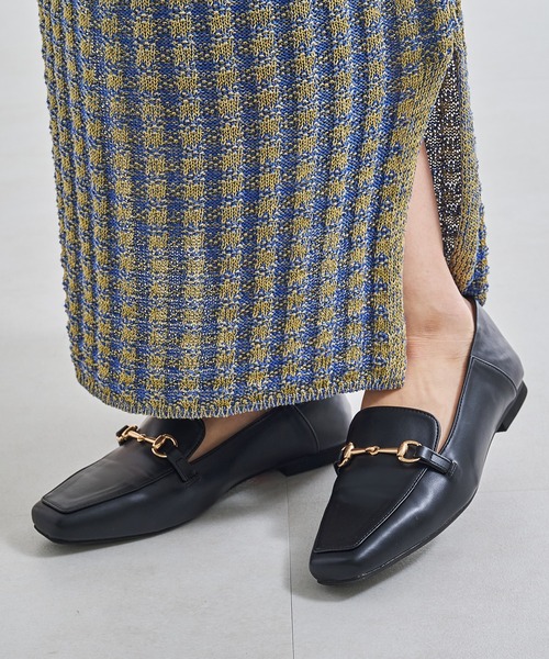 WA ORiental TRaffic（ダブルエーオリエンタルトラフィック）の「ビットモチーフバブーシュローファー/R-4010（ローファー・レディース・ブラック/ベージュ・34/35/36/37/38/39/40/41/42）」の11枚目の写真