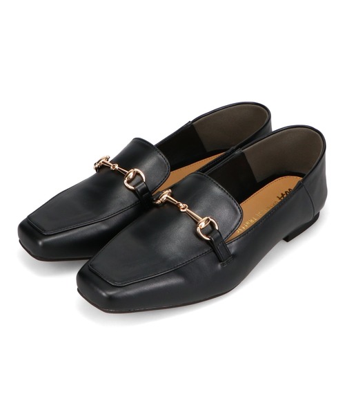 WA ORiental TRaffic（ダブルエーオリエンタルトラフィック）の「ビットモチーフバブーシュローファー/R-4010（ローファー・レディース・ブラック/ベージュ・34/35/36/37/38/39/40/41/42）」の8枚目の写真