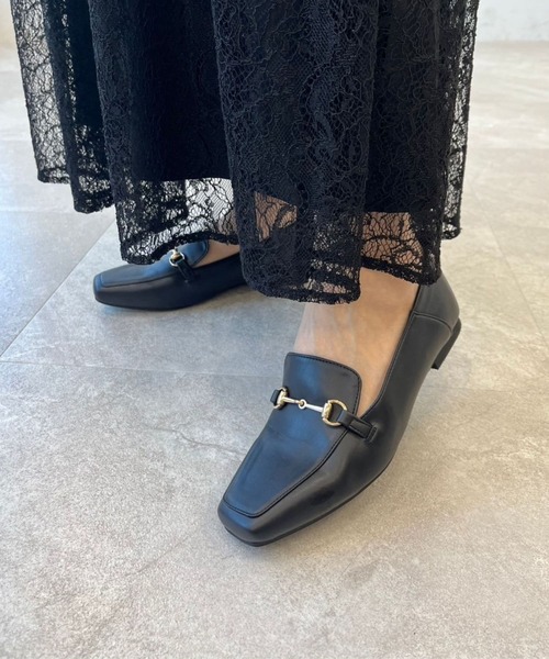 WA ORiental TRaffic（ダブルエーオリエンタルトラフィック）の「ビットモチーフバブーシュローファー/R-4010（ローファー・レディース・ブラック/ベージュ・34/35/36/37/38/39/40/41/42）」の13枚目の写真