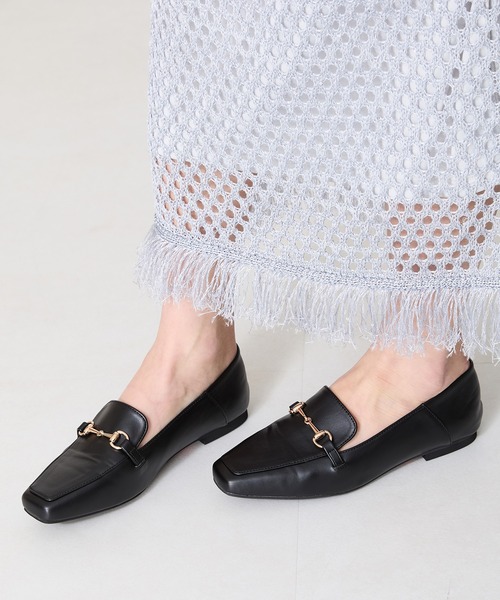 WA ORiental TRaffic（ダブルエーオリエンタルトラフィック）の「ビットモチーフバブーシュローファー/R-4010（ローファー・レディース・ブラック/ベージュ・34/35/36/37/38/39/40/41/42）」の22枚目の写真