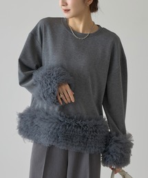 【ZOZO限定】チュールヘムトップス