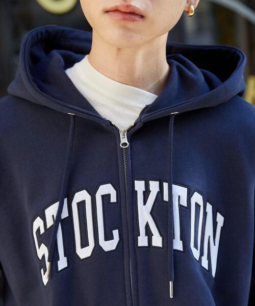 WEGO（ウィゴー）の「WEGO/ワッペンロゴZIPパーカー（パーカー・メンズ・ブラウン/ネイビー/アッシュグレー/杢グレー・LARGE/MEDIUM）」の8枚目の写真