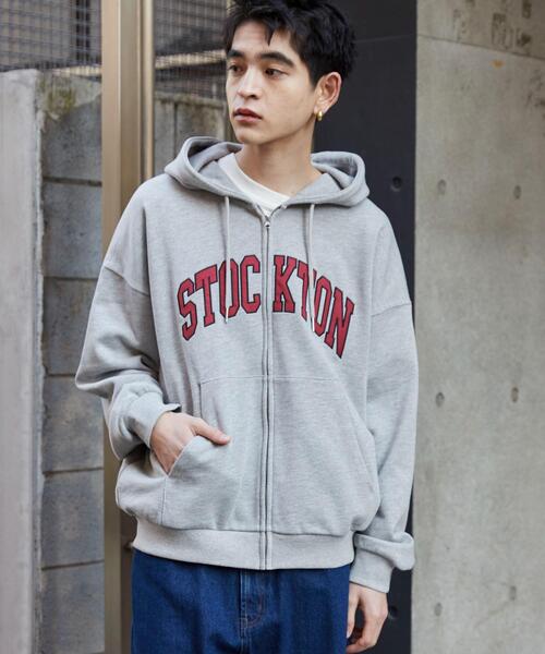 WEGO（ウィゴー）の「WEGO/ワッペンロゴZIPパーカー（パーカー・メンズ・ブラウン/ネイビー/アッシュグレー/杢グレー・LARGE/MEDIUM）」の21枚目の写真