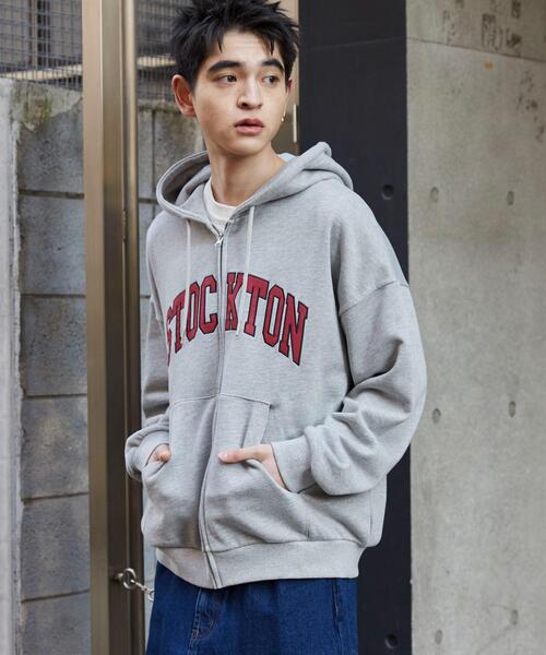 WEGO（ウィゴー）の「WEGO/ワッペンロゴZIPパーカー（パーカー・メンズ・ブラウン/ネイビー/アッシュグレー/杢グレー・LARGE/MEDIUM）」の22枚目の写真